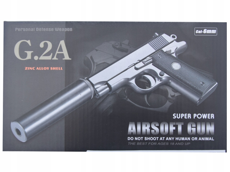 Airsoftová pistole 1911 mini (tlumič)