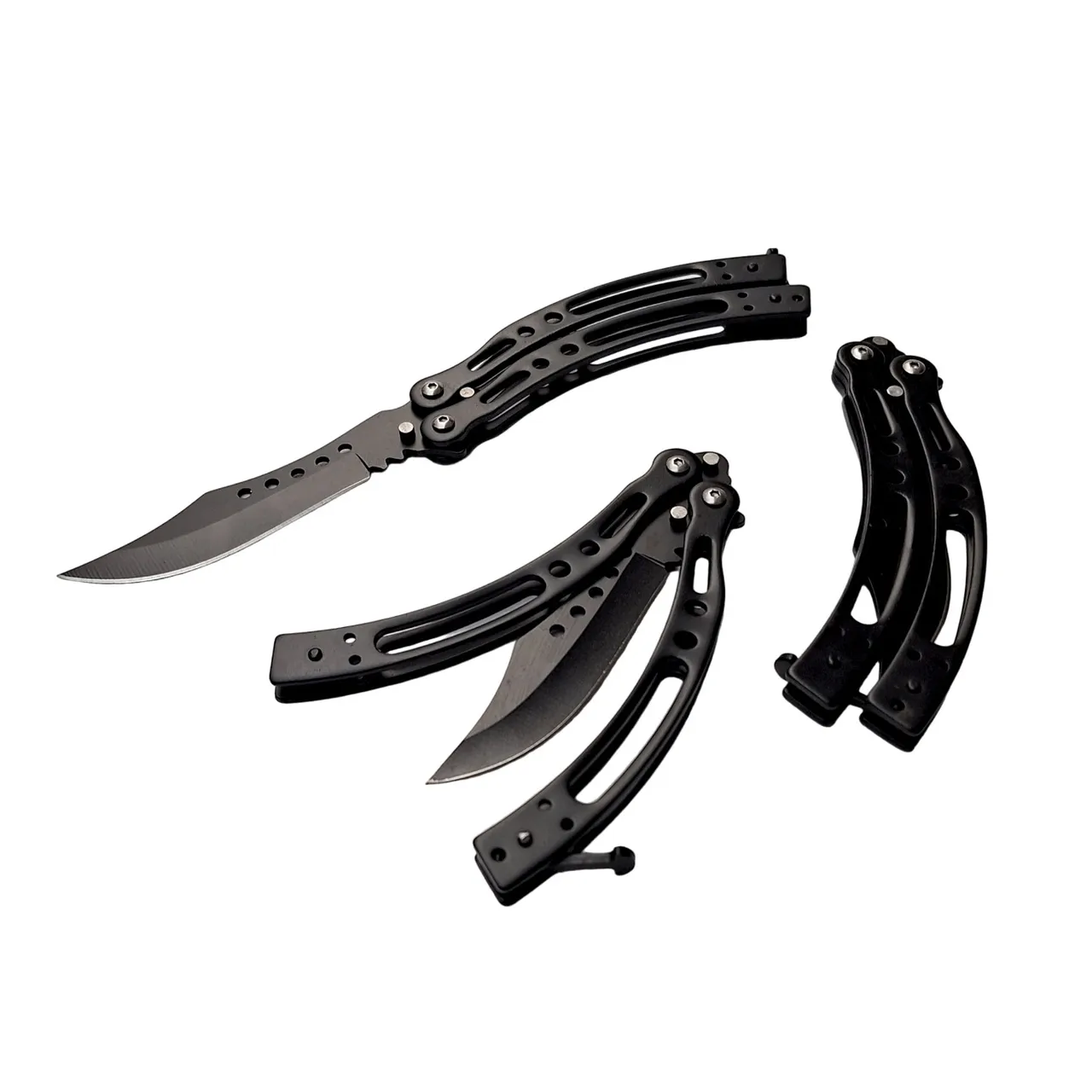 Nůž motýlek Black Curve