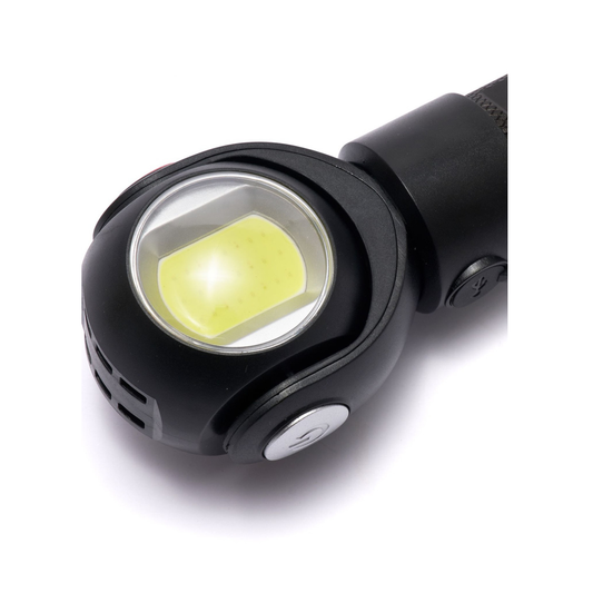 Svítilna s otočnou hlavou 360° a magnetickým úchytem