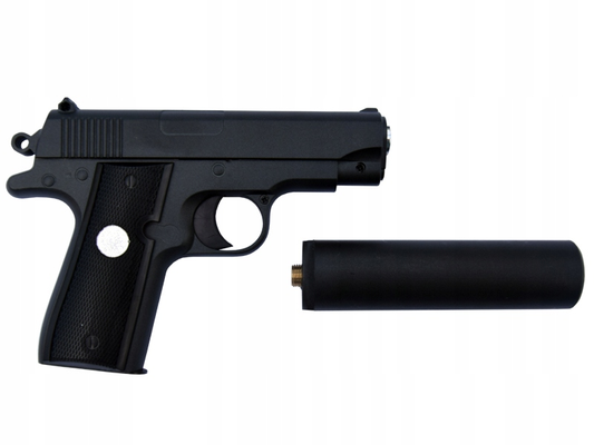 Airsoftová pistole 1911 mini (tlumič)