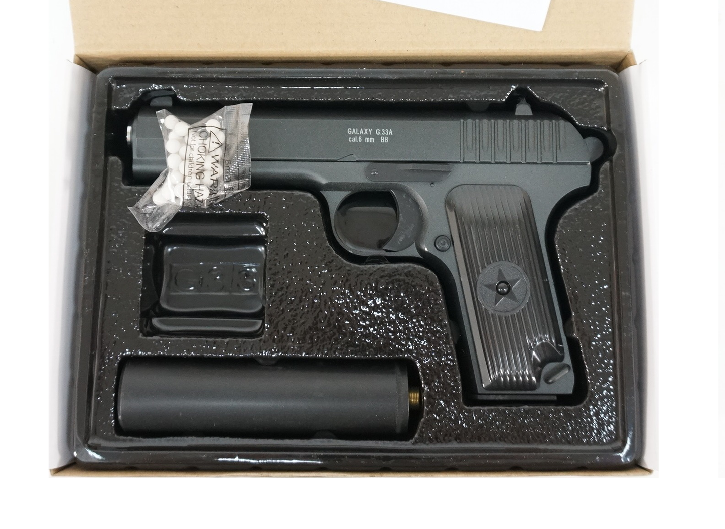 Airsoftová pistole TT-33 s tlumičem